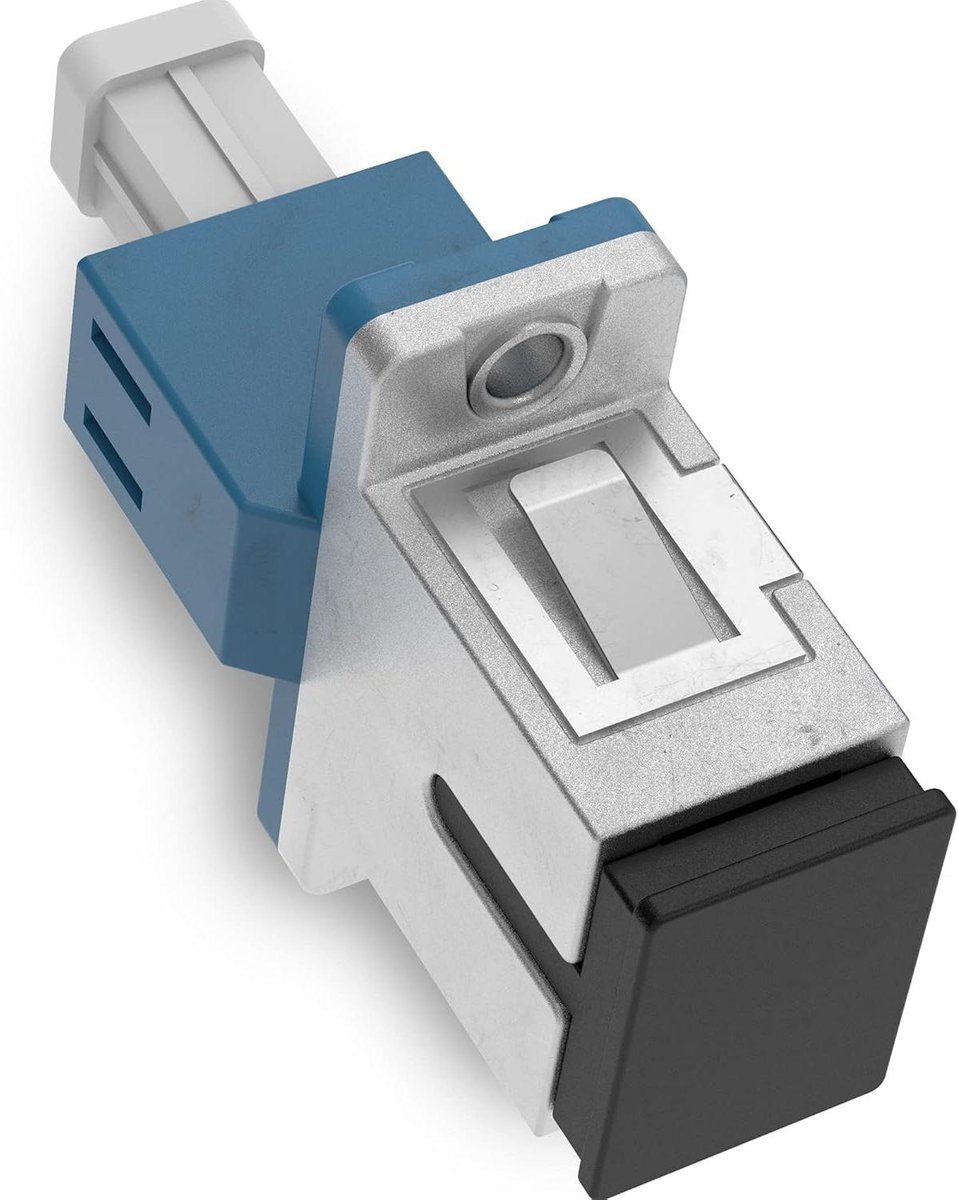 Glasvezel Adapter - LC naar SC - Netwerk Verbinding - Simplex UPC - 1 Stuk - Blauw