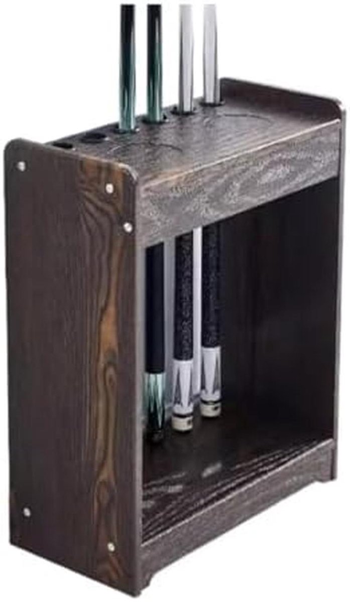 Biljart Keu Houder - Pool Keu Standaard - Keuen Organiseren - Ruimtebesparend Ontwerp - 60 cm - Bruin — afbeelding 2