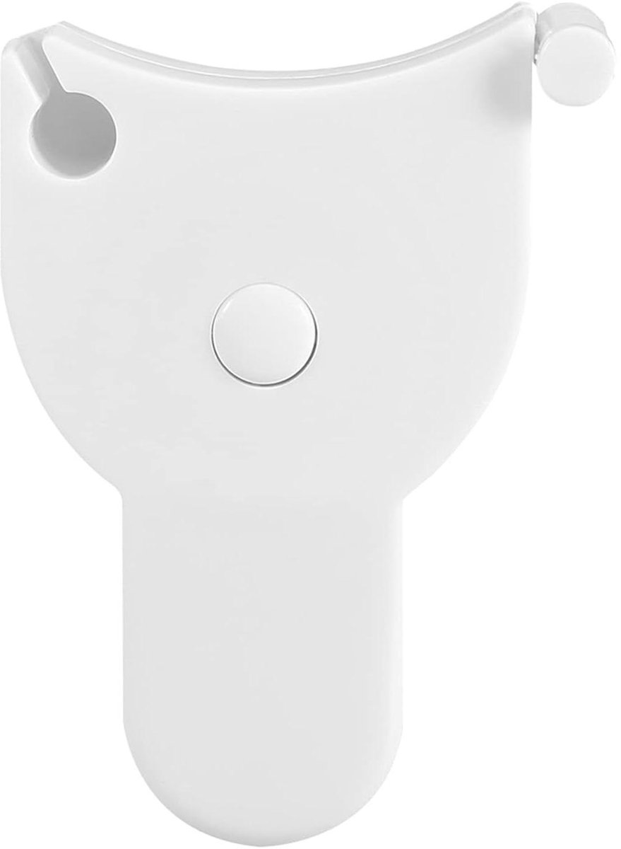 Meetlint Intrekbaar - Lichaamsmaatband Lichaamsmeetlint - Lichaamsmetingen Doen - Nauwkeurige Metingen - 150 cm - Wit
