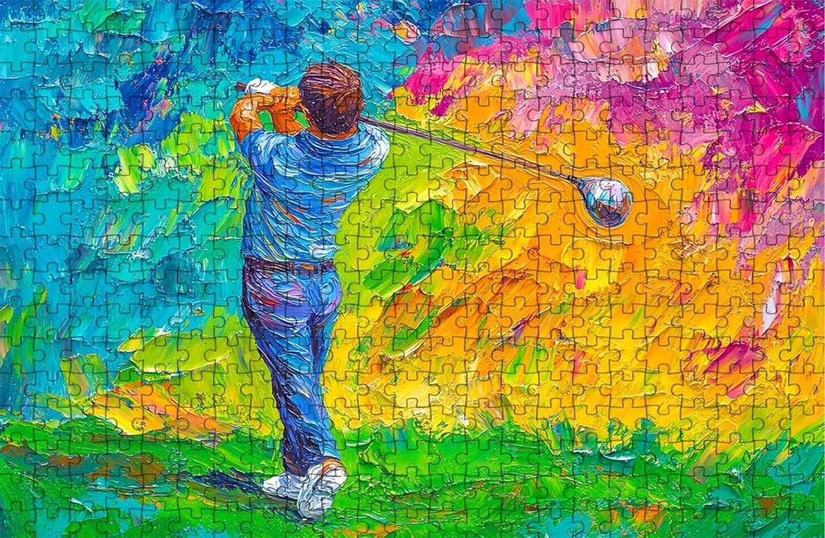 Houten Puzzel - Legpuzzel Volwassenen - Ontspanning Thuis - Siberische Stam Hout - 90x60 cm - Abstract
