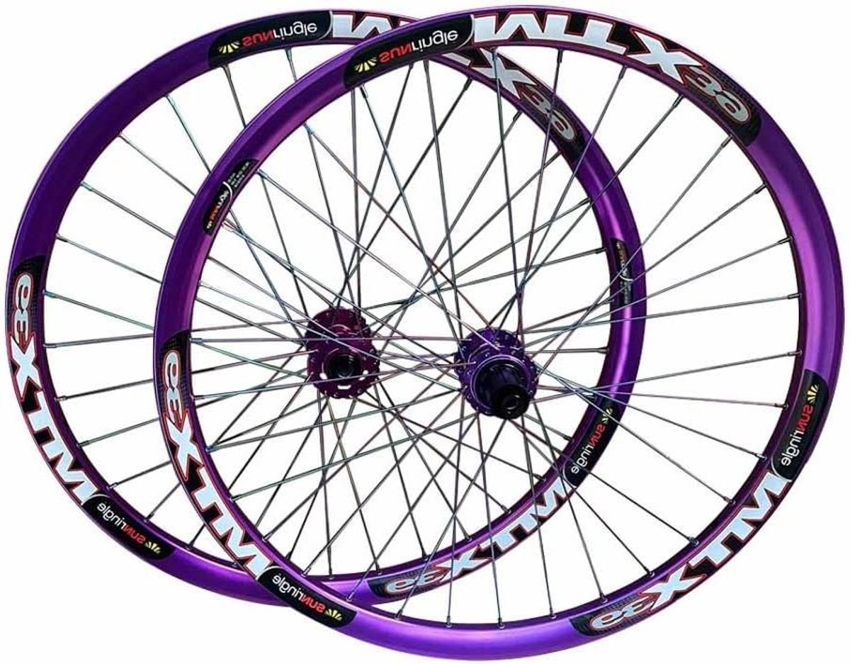 Fiets wielset - Mountainbike wielen - Offroad fietsen - Steekas schijfrem - 27.5 inch - Zwart
