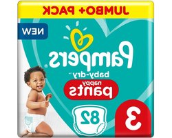 Luierbroek Baby - Baby Luier - Baby Droog Houden - Drievoudig Beveiligingssysteem - 82 Stuks - Wit