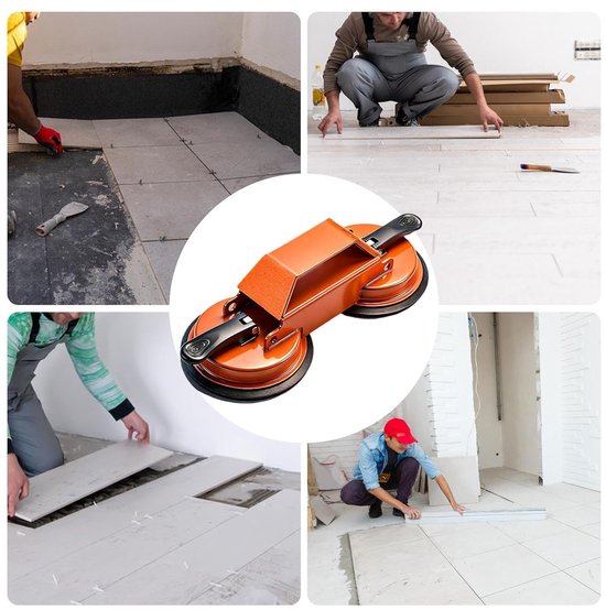 Vloer Reparatie Gereedschap - Zuignap Laminaat - Naadsluiting Vloeren - Stevige Grip - 12.2 cm Zuignap - Zwart van Merkloos — afbeelding 2