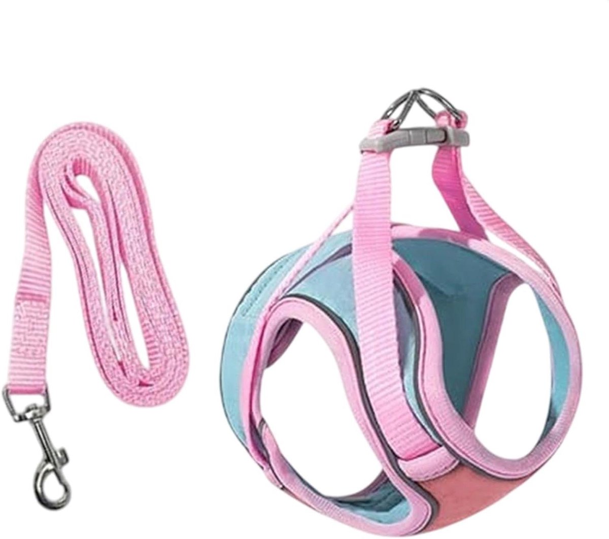 Kitten-harnas en riemen, kattenriemen en riemen-set,Verstelbare kattenwandelgordel en riemen met reflecterende strips | Veilig comfortabel kattentuig, kattenaccessoires voor kitten, puppy