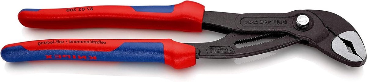 Waterpomptang - Verstelbare Tang - Vastzetten van leidingen - Zelfklemmend op werkstukken - 30 cm - Geel/Rood
