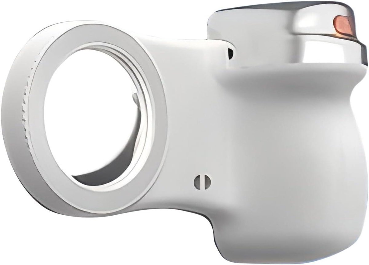 Smartphone Handvat - Camera Grip - Video Opnemen - Roterende Sluiter - 13 x 4.8 cm - Wit