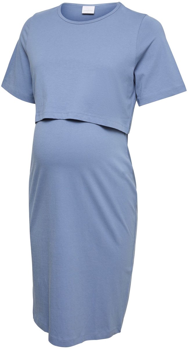 Mamalicious Mama Licious Jurk MLMAY Zwangerschapsjurk Stonewash 1