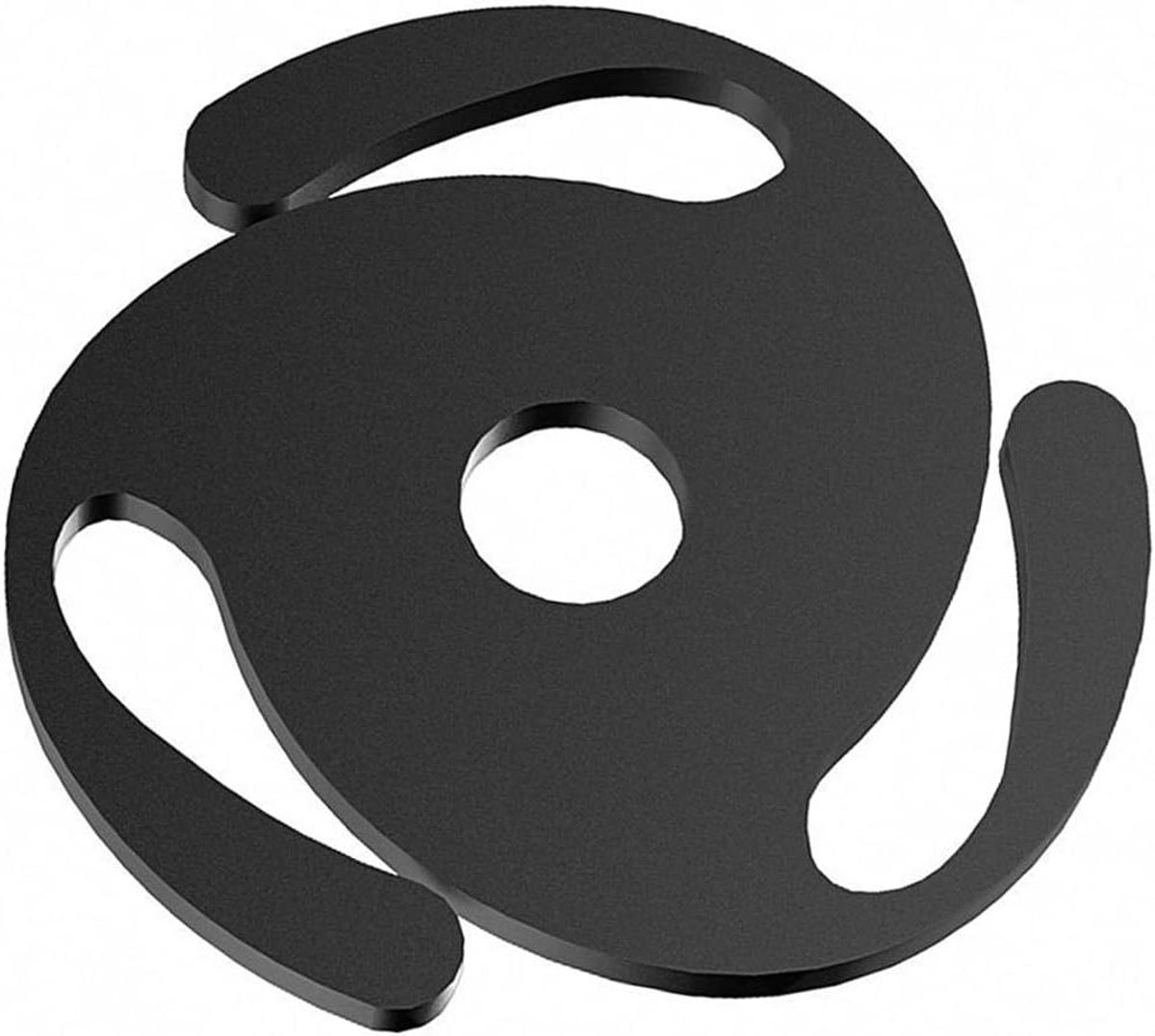 Platenadapter - 7 inch adapter - Vinyl Afspelen - Stabiele pasvorm - 37 mm diameter - Zwart