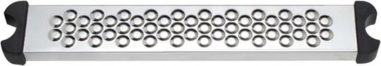 Zwembadladder Trede - Zwempedaal Roestvrijstaal - Veilig Zwembad In - Antislip Structuur - 55 x 8.5 cm - Zilver