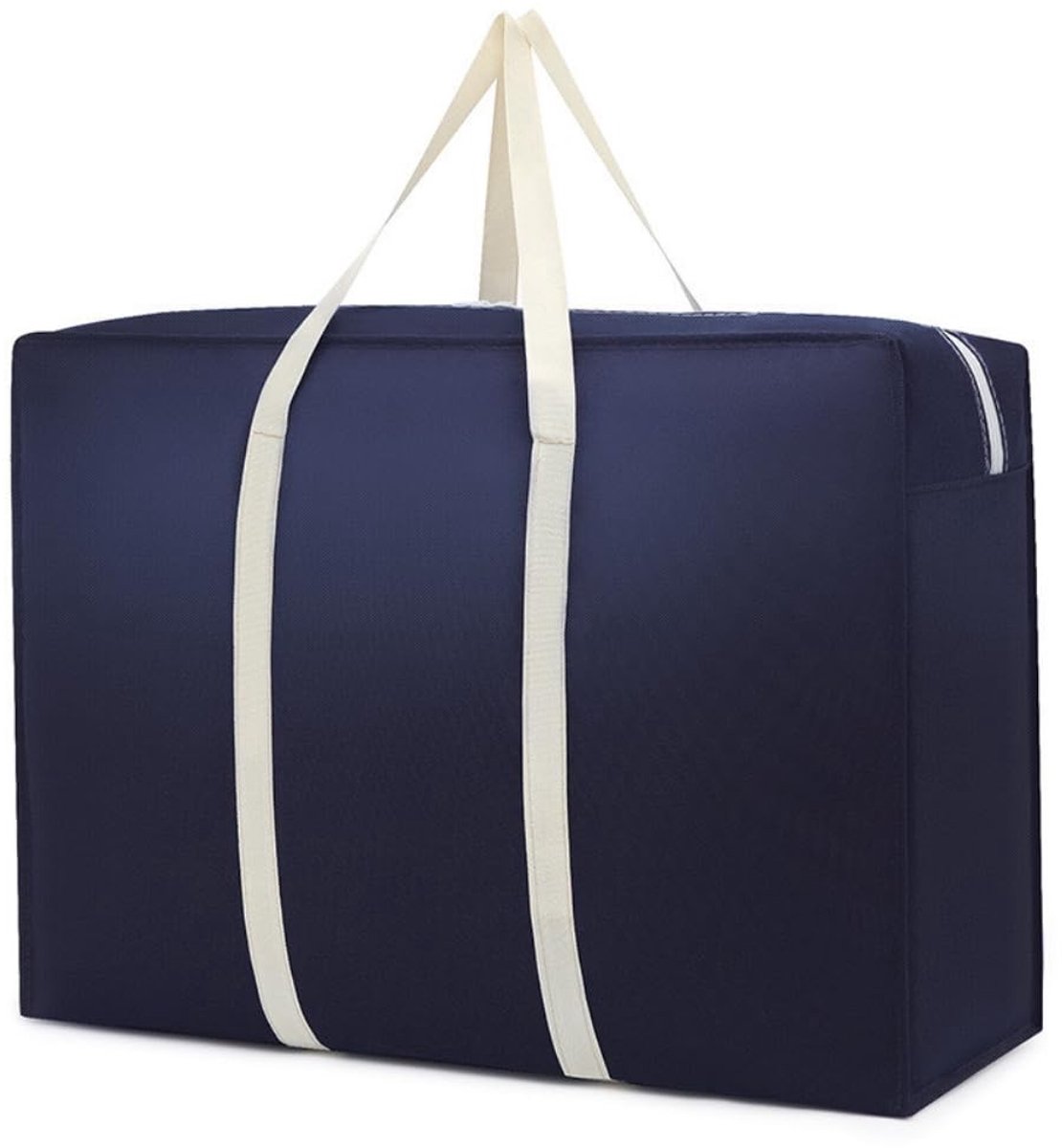 Pack van 2 Heavy Duty Opbergzakken - Waterdichte Verhuiszakken Navy Blauw 60x40x25cm