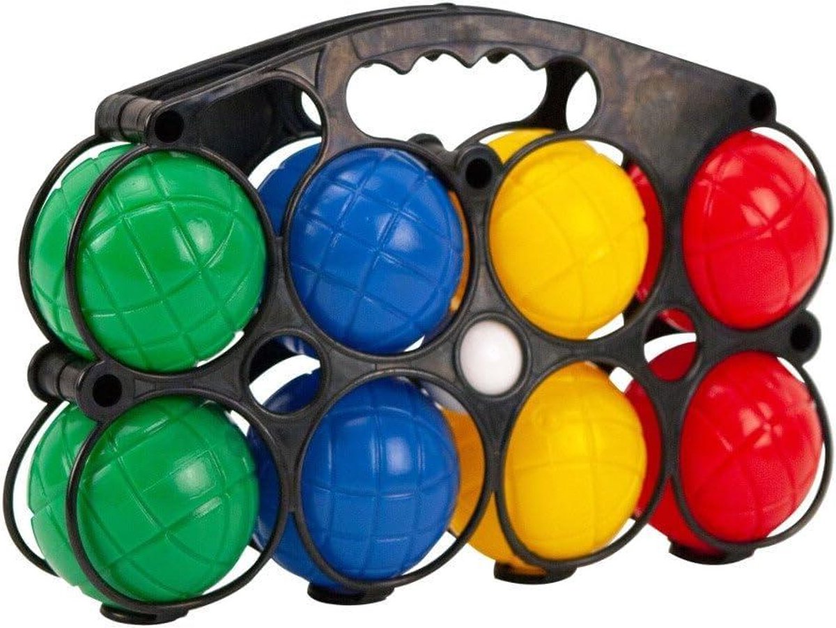 Boules Set - Werpspel Ballen - Buiten Spelen - 8 Kunststof Ballen - 4 Kleuren - Veelkleurig