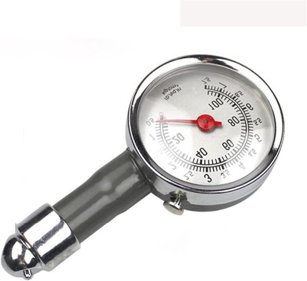 Bandenspanningsmeter - Bandendrukmeter - Veilig Rijden - Nauwkeurige Meting - 0-7 kg - Zilver