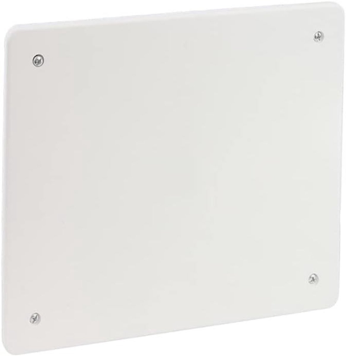 Deksel met schroeven - Afdekplaat Afdekdoppanel - Aansluitdozen afdekken - Universeel IP40 compatibel - 92 x 92 mm - Wit