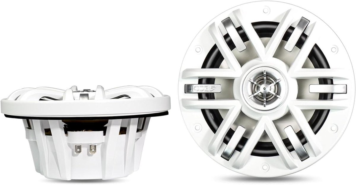 Maritieme Luidsprekers - Boot Audio - Buiten Geluid - Weerbestendig Ontwerp - 65 Inch - Wit