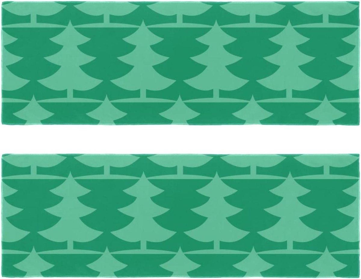 Microfiber Handdoeken - Sport Handdoeken - Outdoor Sport - Lichtgewicht Compact - 2 Stuks - Groen