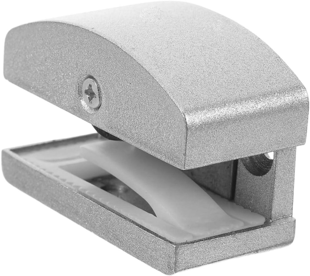 Douchedeur Geleider - Schuifdeur Stopper - Badkamer Organisatie - Eenvoudige Installatie - 5x4.2cm - Zilver
