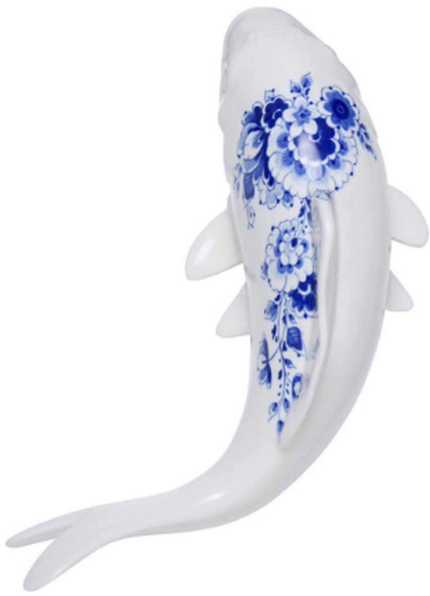 Wanddecoratie vis - Keramiek - Groot - 24 cm