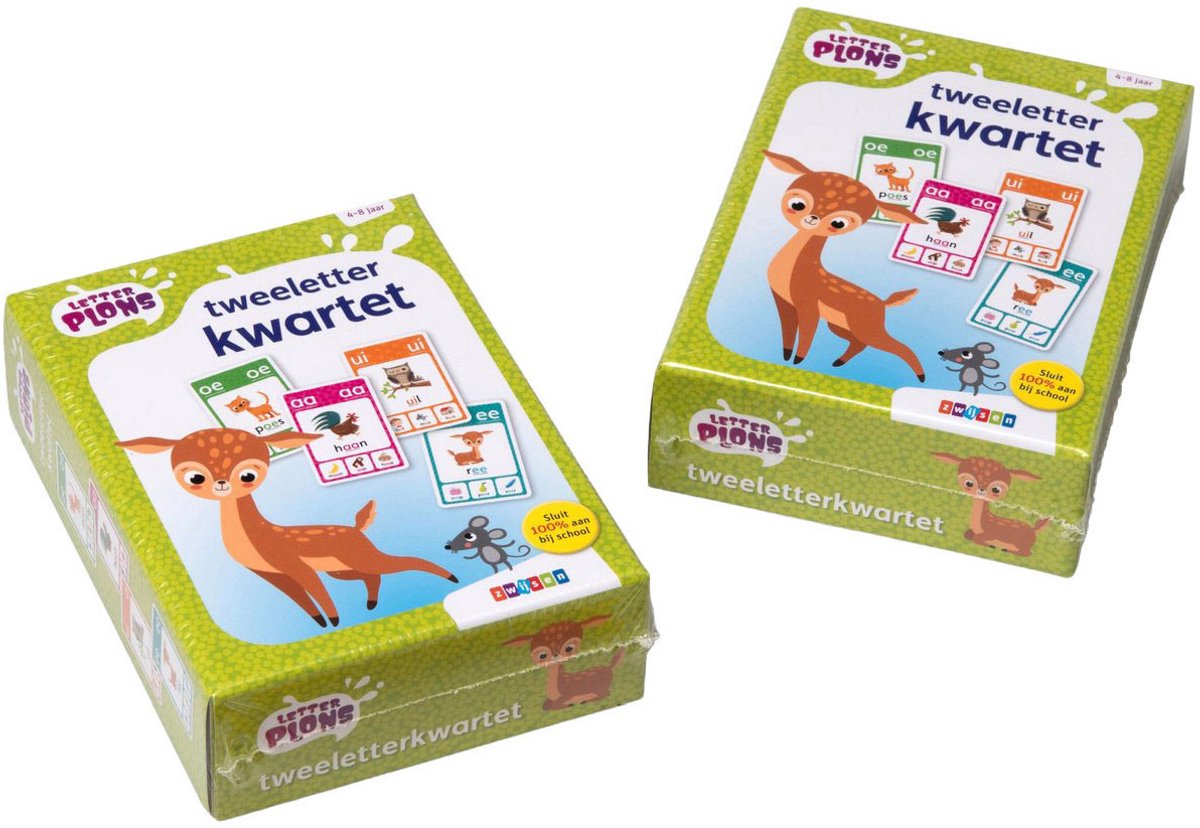 Letterplons - tweeletterkwartet 4-8 jaar — afbeelding 6