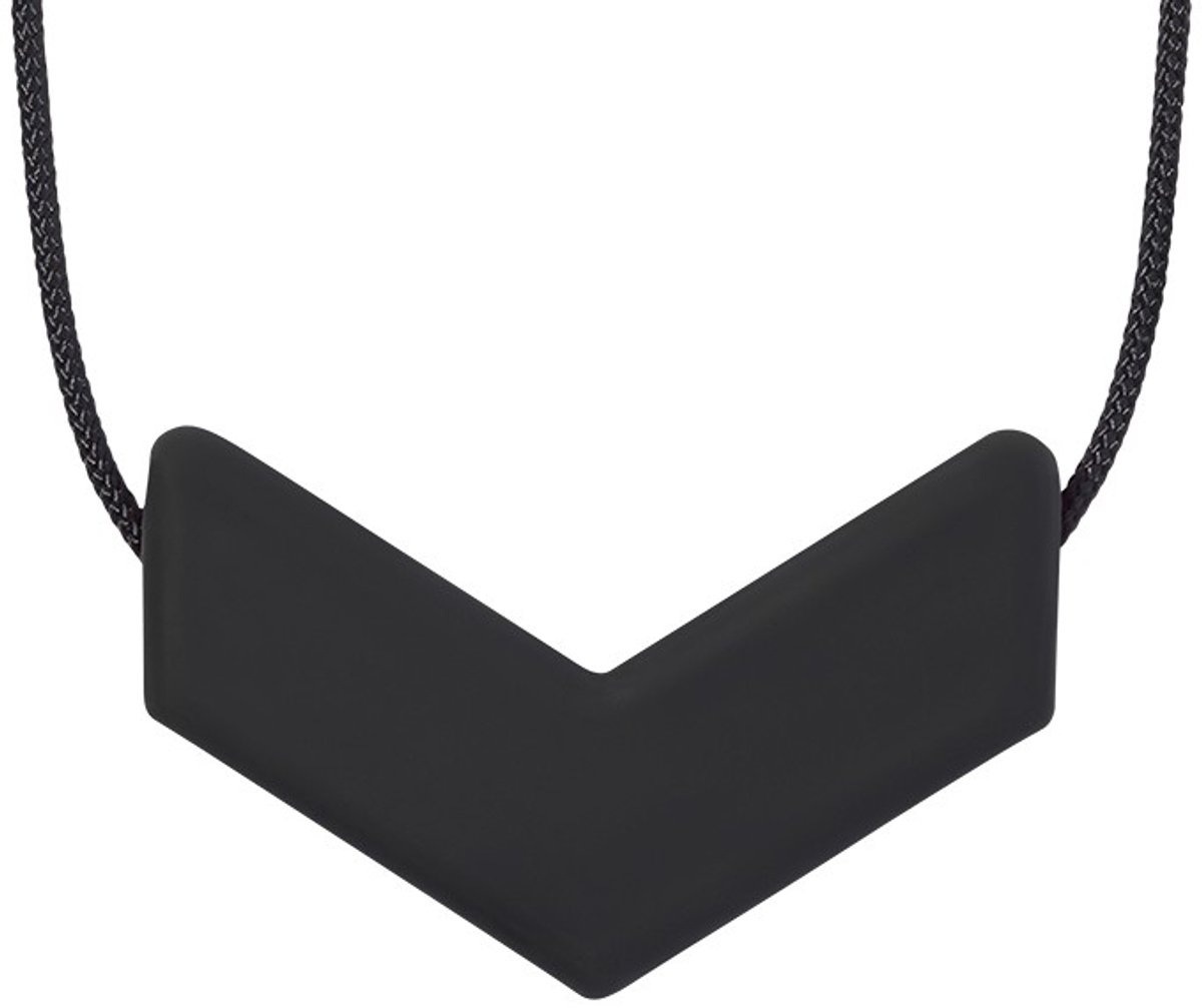 ARK Therapeutic kauwketting speelgoed zwart XT medium BPA-vrij.