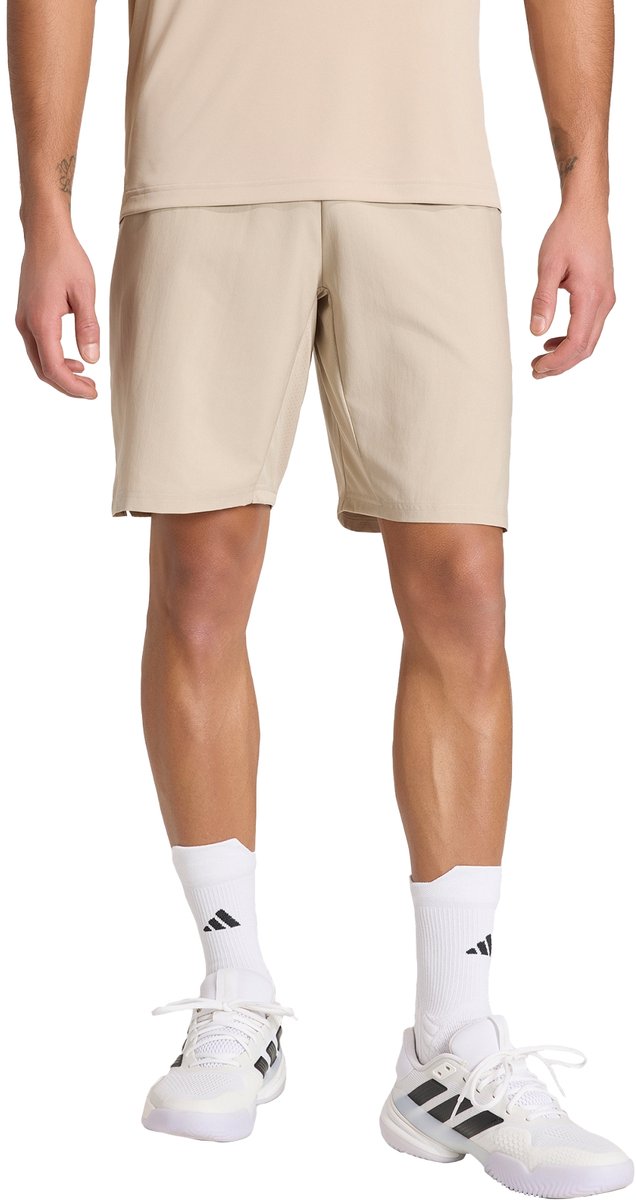 Adidas Performance Club Tennis Climacool 3-Stripes Short Heren Beige