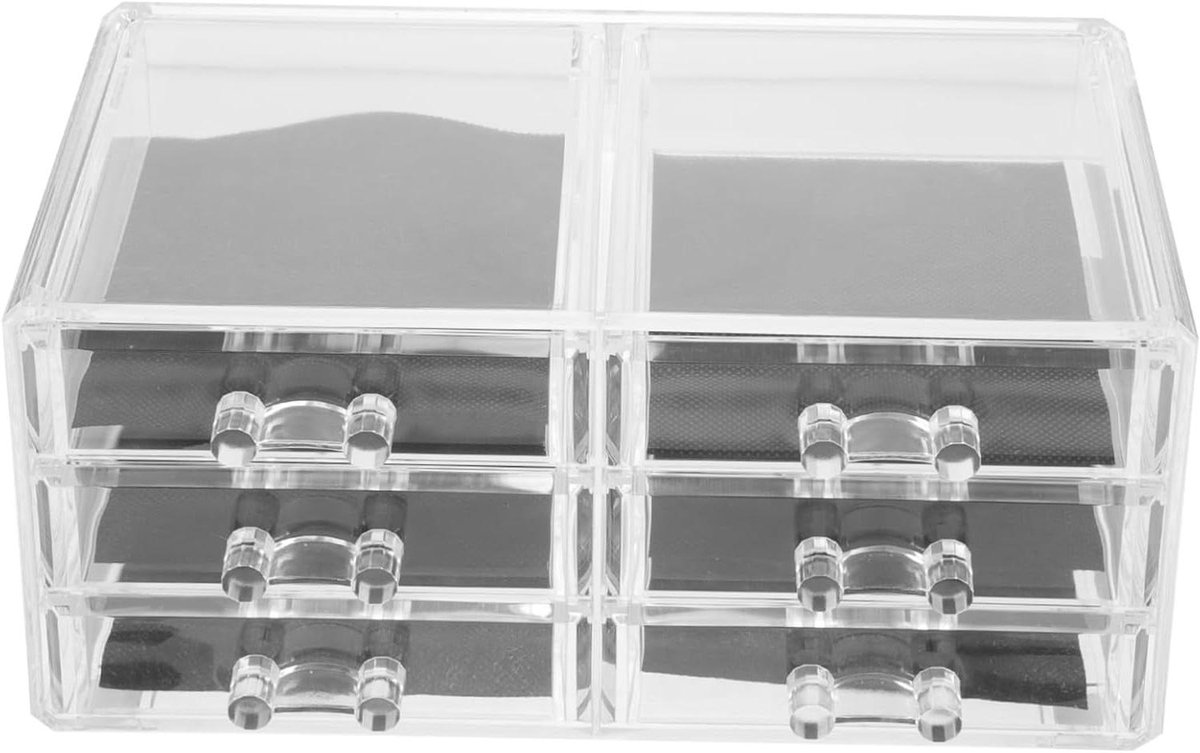 Make-up Organizer - Cosmetica Opberger - Beauty Producten Ordenen - Transparant Acryl - 23.5x15.2x10.5 cm - Transparant