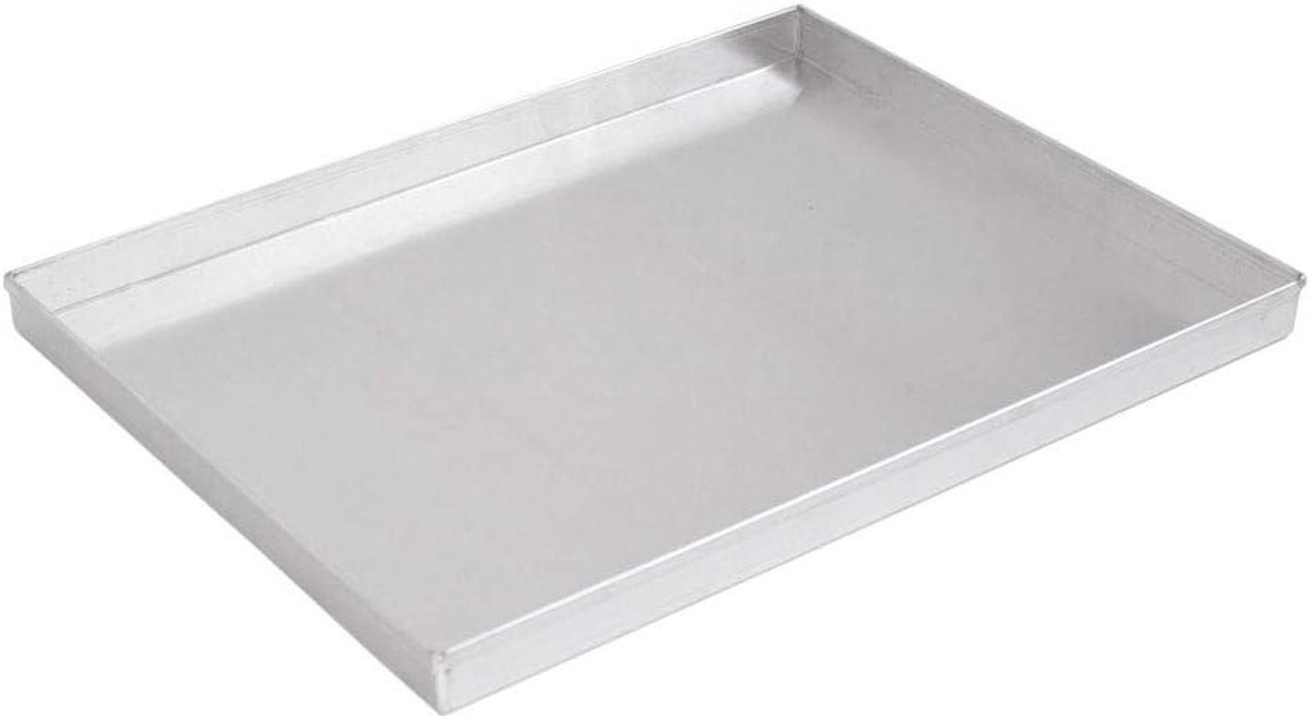 Bakplaat - Ovenplaat - Brood en gebak - Voedselveilig aluminium - 39x30 cm - Grijs