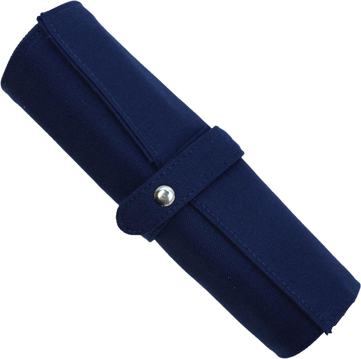 Etui - Potloodhouder - Schrijfwaren Opbergen - Rolbaar Ontwerp - 250mm x 202mm - Donkerblauw
