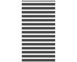vidaXL - Zebra - rolgordijn - 125x230 - cm - stofbreedte - 120,9 - cm - zwart