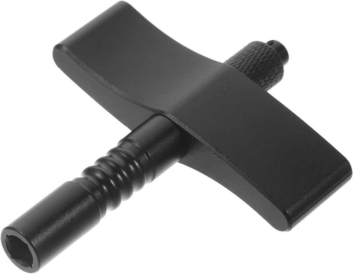 Drumsleutel - Drumstemmer Sleutel - Drumstel Stemmen - Compact Draagbaar - 7.5 x 6.2 cm - Zwart