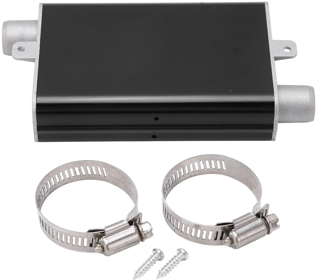 aladdien - Standkachel Uitlaatdemper - Aluminium Geluiddemper - Verbeter rijervaring - Zwart - Eberspacher Airtronic D2 D4 D4S - 24mm