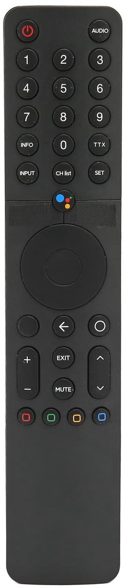 aladdien - Vervangende afstandsbediening - Geschikt voor MI P1 - Handzaam formaat - Met batterijcompartiment - Ideaal voor 4K OLED LCD - Eenvoudig i...