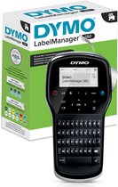 DYMO LabelManager 280 labelprinter en verpakking met groene accenten en Nederlandstalige tekst.