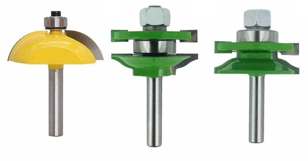 Frees Houtsnijwerk Set - Paneel Frezen - Houtbewerking Kastdeuren - Verhoogd Paneel Ontwerp - 8 MM Schacht - Niet gespecificeerd