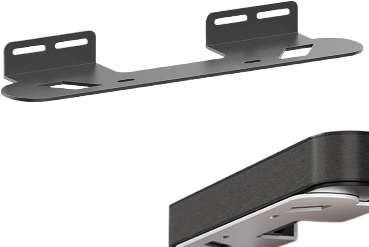 Soundbar Muurbeugel - Speaker Houder - Ruimte Besparen - Kabel Opbergontwerp - 41.5 cm - Zwart