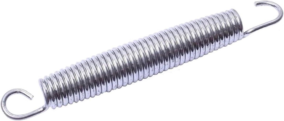 Trampoline Veren - Vervangende veren - Trampoline Reparatie - Koolstofstaal - 10-17.8 cm - Zwart