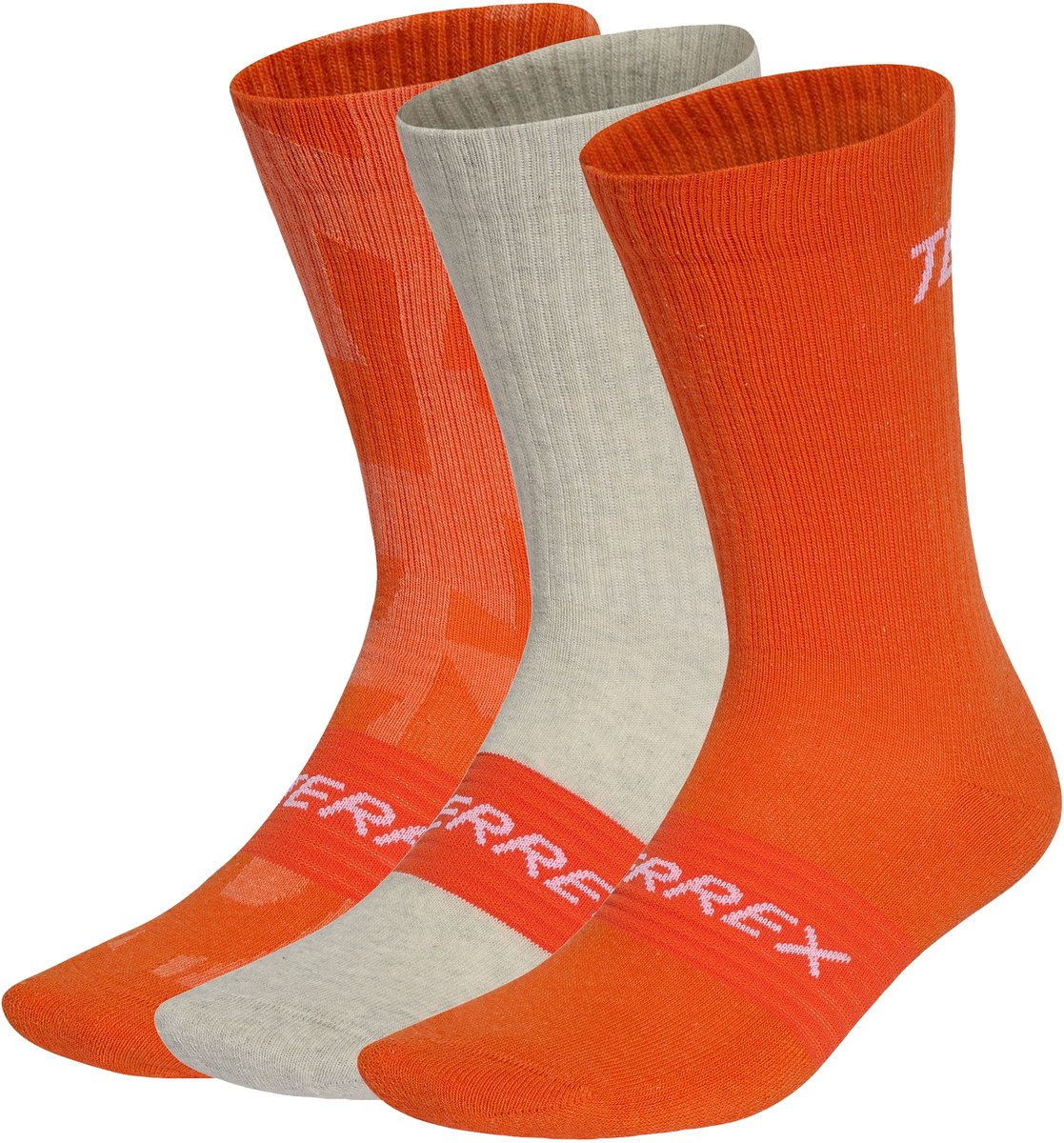 Adidas Terrex Terrex Multi Sokken 3 Paar Unisex Oranje