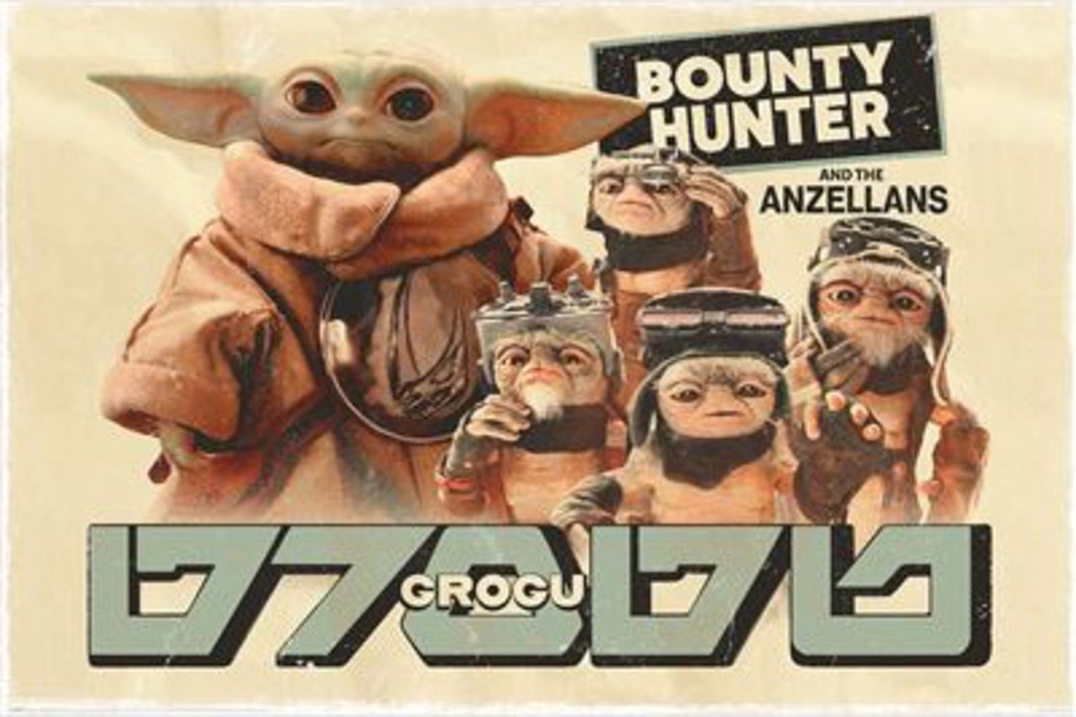 Poster The Mandalorian and Grogu - Bounty Hunter 91,5x61cm