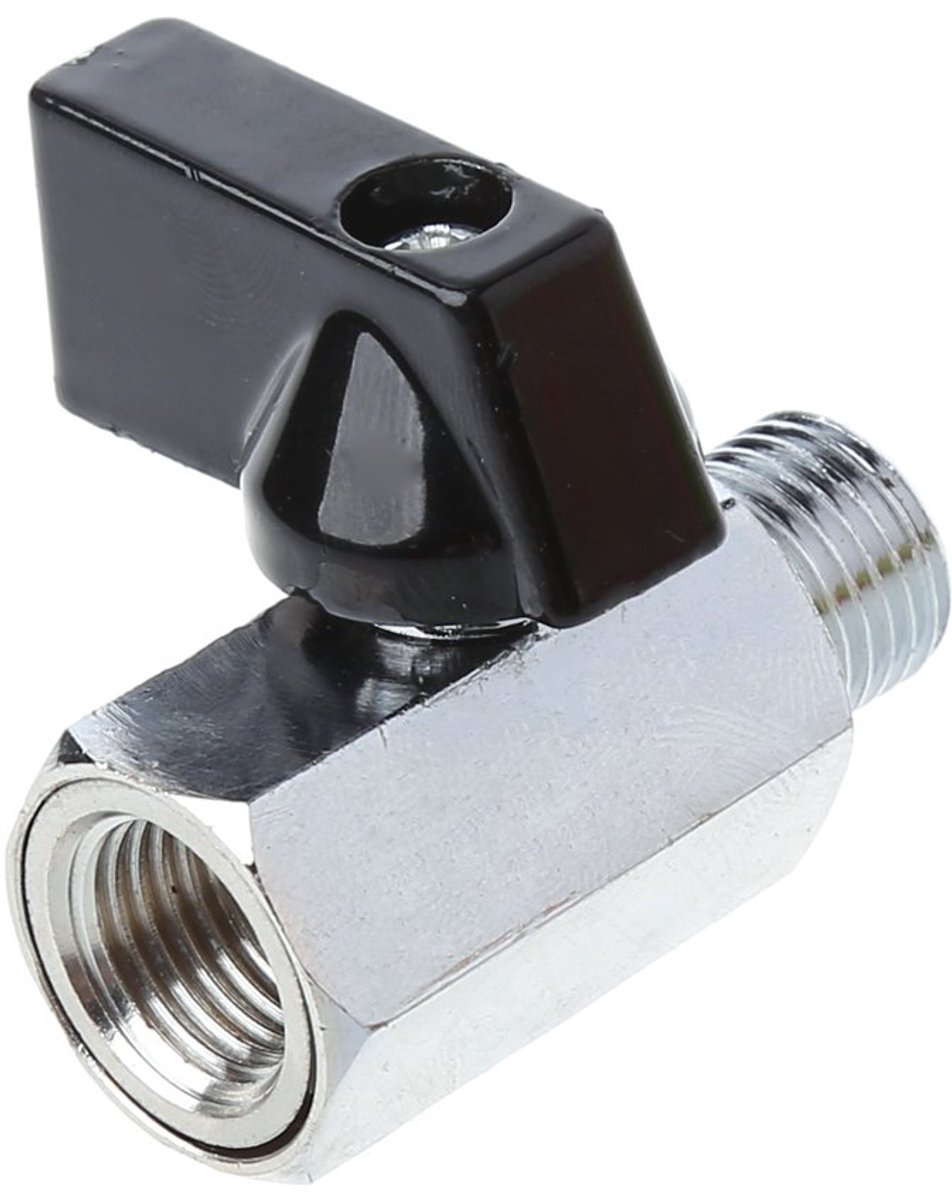 carmdering - Messing Bolventiel - Kogelkraan - Industriële Afsluiter - Universele Toepassing Voor Lucht Olie En Water - Betrouwbare Druk Tot 1 6 MPa - Duurzaam Messing - Compacte Constructie - Vrije Installatierichting - 1 Stuk