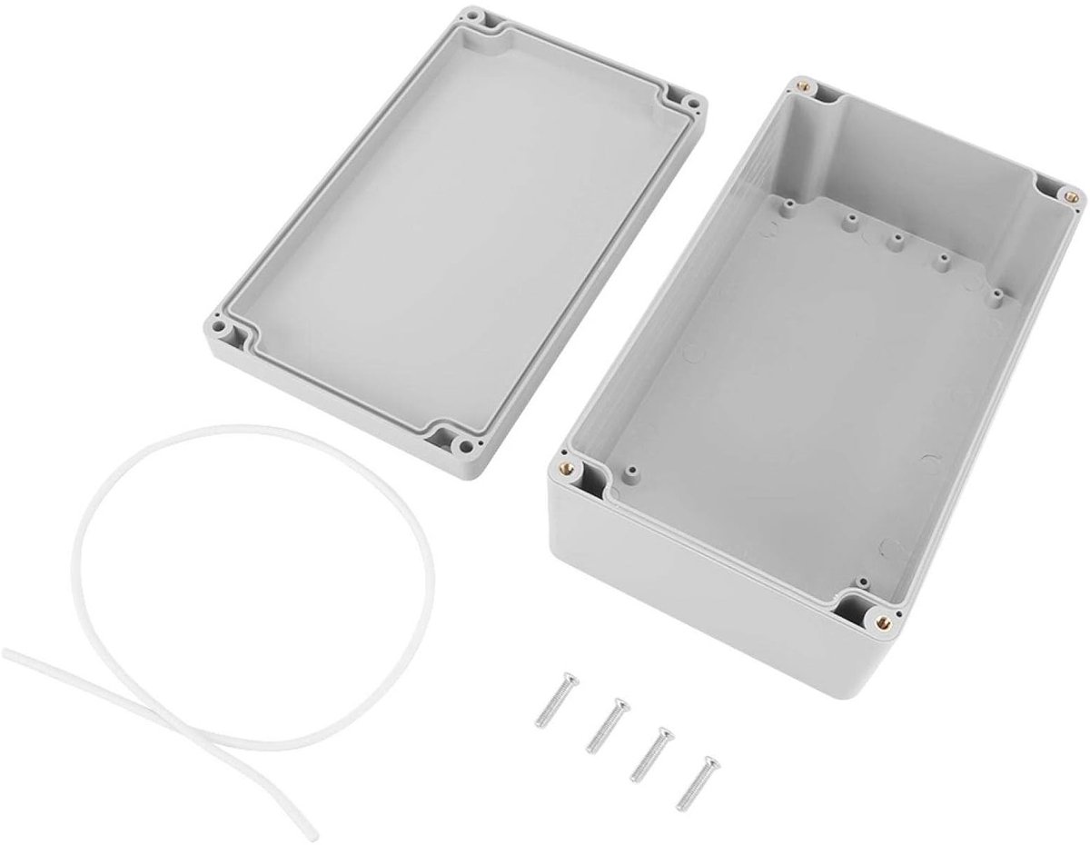 Waterdichte Elektrische Projectdoos van ABS, Geschikt voor Binnengebruik, 200x120x75mm, Ideaal voor Besturingskasten en Elektronische Apparaten