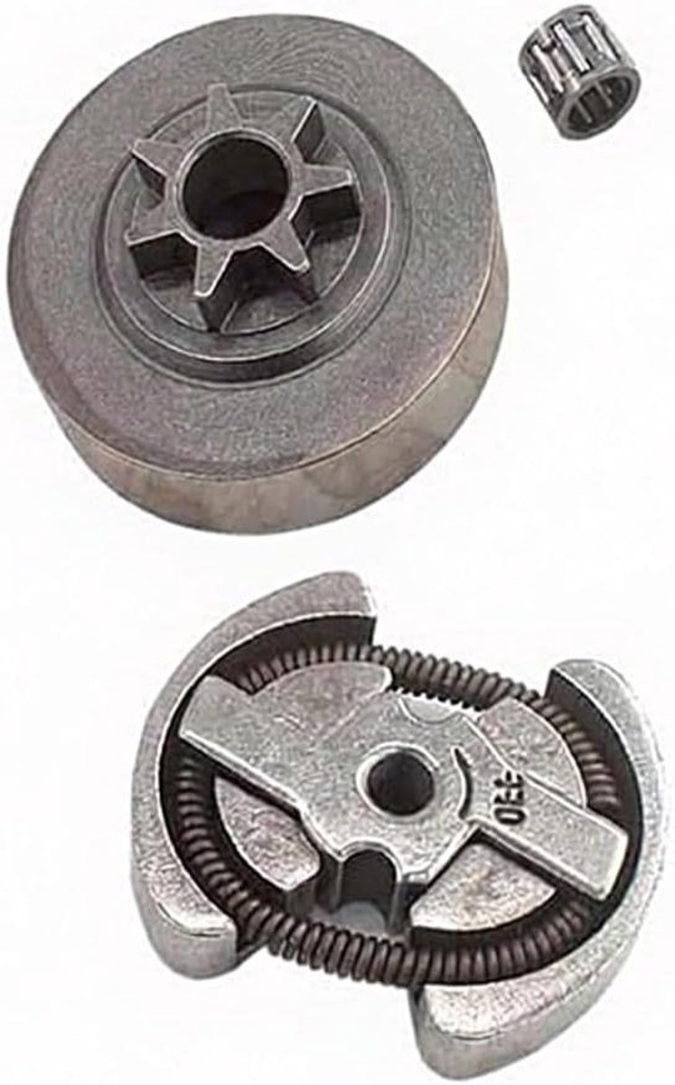 Kettingzaag Tandwiel Koppeling - Koppelingstrommel Kettingzaag - Kettingzaag Onderhoud - Duurzame Metalen Constructie - 67 mm Buitendiameter - Zilverkleurig