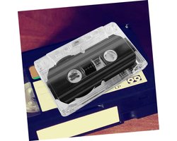 Cassette Tape Cases - Audio Cassette Box - Opbergen Muziek - Hoog Transparant - 11 x 7 x 1.6 cm