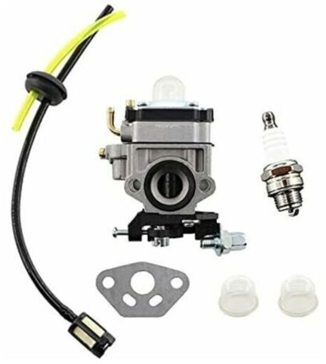 11 mm carburateur en brandstoffilter geschikt geschikt voor bougie geschikt voor AL-KO grasmaaiermotoren BC410, BC4535 en BC4125.