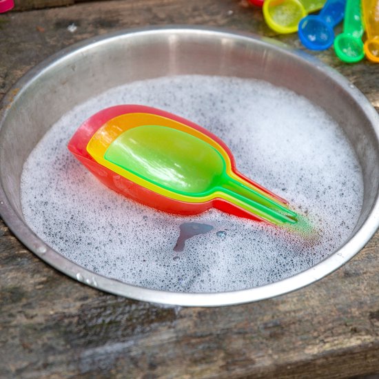 TickiT speelgoed transparante kleur stapelscheppen educatief. — afbeelding 5