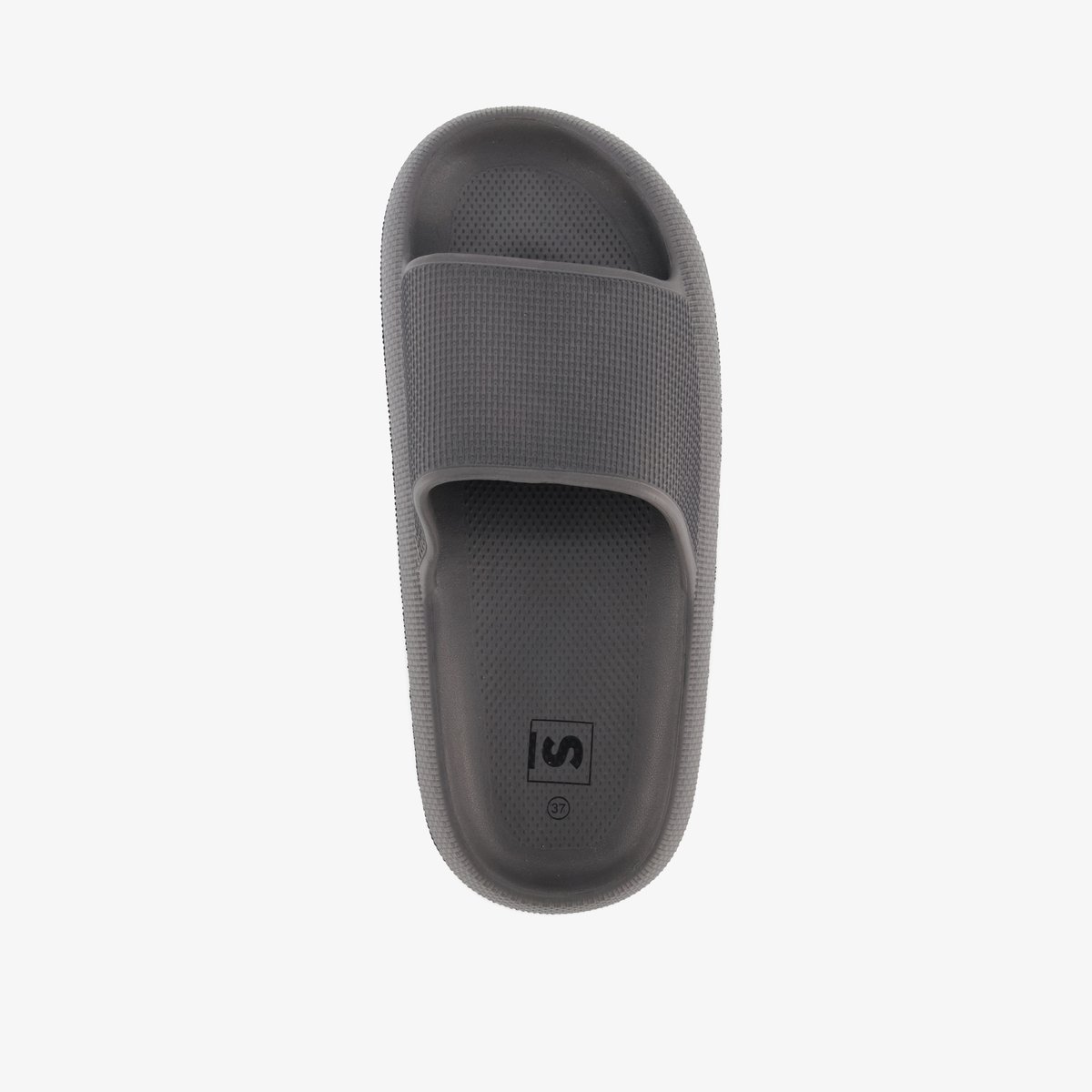 Heren badslippers grijs - Maat 45