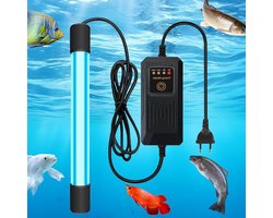 UV Sterilisatielamp voor Aquarium met Timer - Dipsysteem voor Aquaria en Zwembaden, 11 Watt, Waterzuivering en Algenbestrijding
