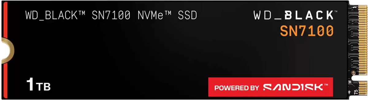 WD Black SN7100 1TB NVMe SSD