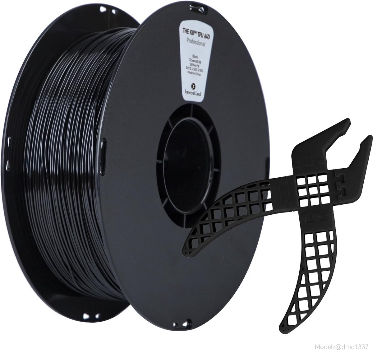 Flexibel Printer Draad - TPU Filament Zacht - Onderdelen Printen - Hoge Slijtvastheid - 1.75mm 1kg - Zwart