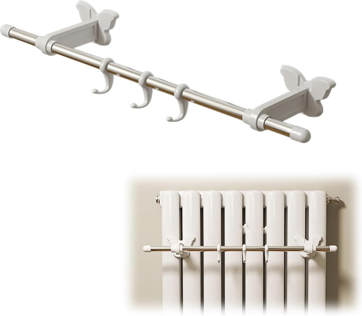 Radiator Droogrek - Kleding Droger - Snel Kleding Drogen - Verdikt Materiaal - 120x7cm - W