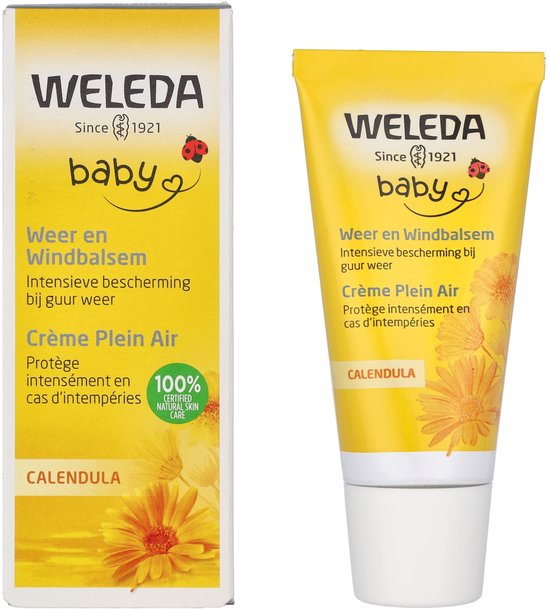 WELEDA Baby Weer en Windbalsem - Calendula - Intensieve Verzorging bij Guur en Koud Weer - Vormt Natuurlijke Beschermlaag Zonder Huid Af Te Sluiten - 100% Natuurlijke Ingrediënten - 30ml