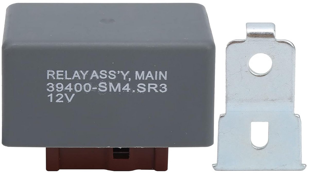 Brandstofpomprelais - Auto Relais - Motoronderdeel Vervanging - Plug en Play Installatie - 12V 7 Pin - Grijs